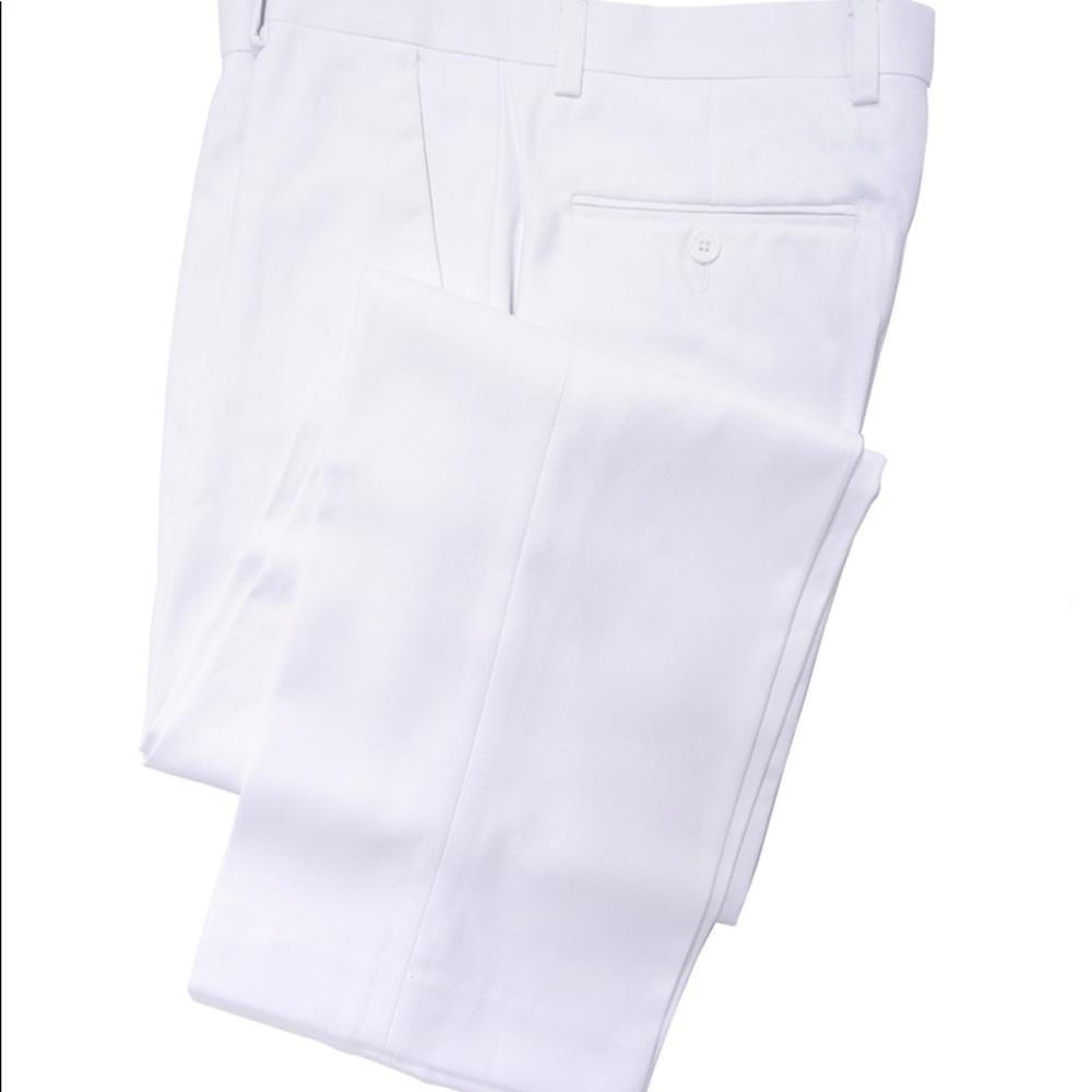 Men’s Premium White Slim Fit Pants